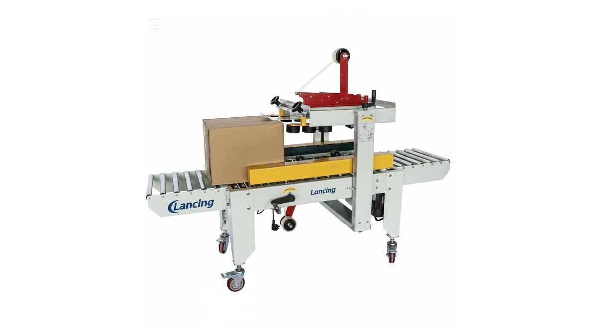 Lancing case taper for repeated carton sealing runs