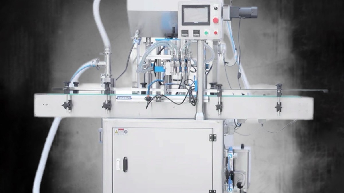 Packing machinery layout for case taper installation planning